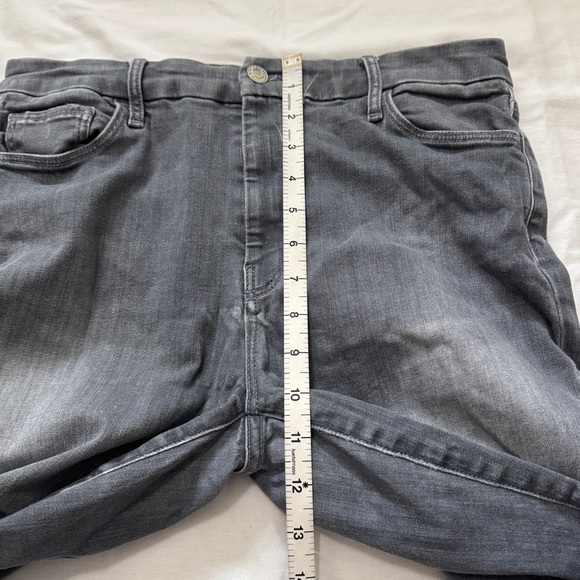 Frank & Eileen 31 Sligo Gray Wash Skinny Jeans ~ High Waist Raw Hem - Picture 6 of 10